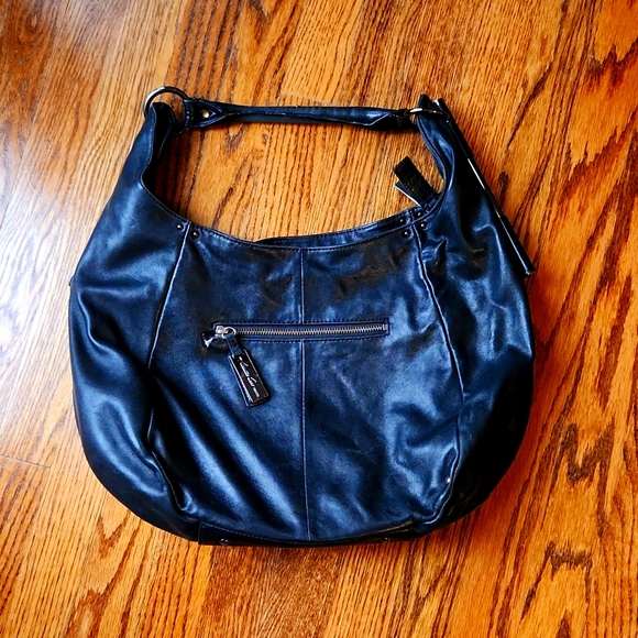Genuine Leather Kenneth Cole hobo bag - Picture 1 of 10